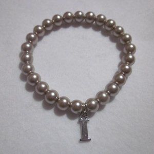 Initial I Charm Bracelet.